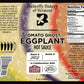 Label for Tomato Ghost Eggplant hot sauce from Butterfly Bakery of Vermont