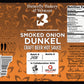Label for Smoked Onion Dunkel Craft Beer hot sauce from Butterfly Bakery of Vermont