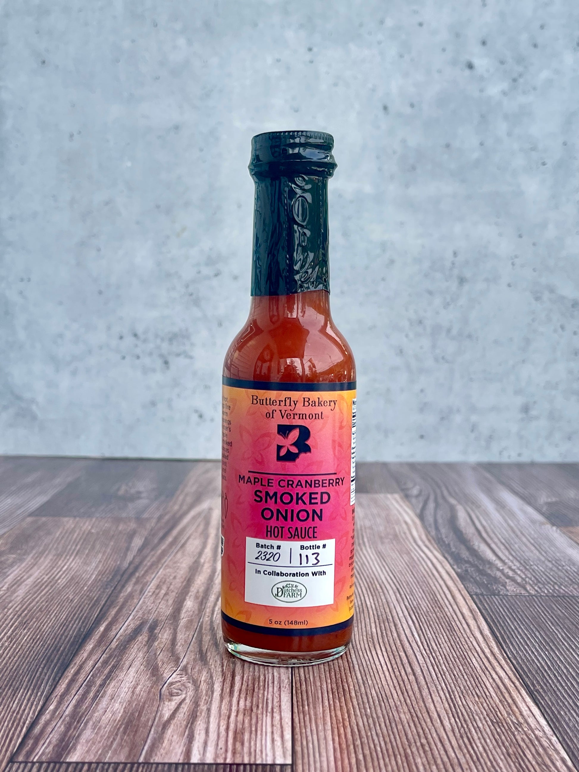 Maple Cranberry Smoked Onion Hot Sauce - Butterfly Bakery of Vermont
