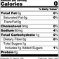 Nutrition facts label for Butterfly Bakery of Vermont Maple Coffee hot sauce