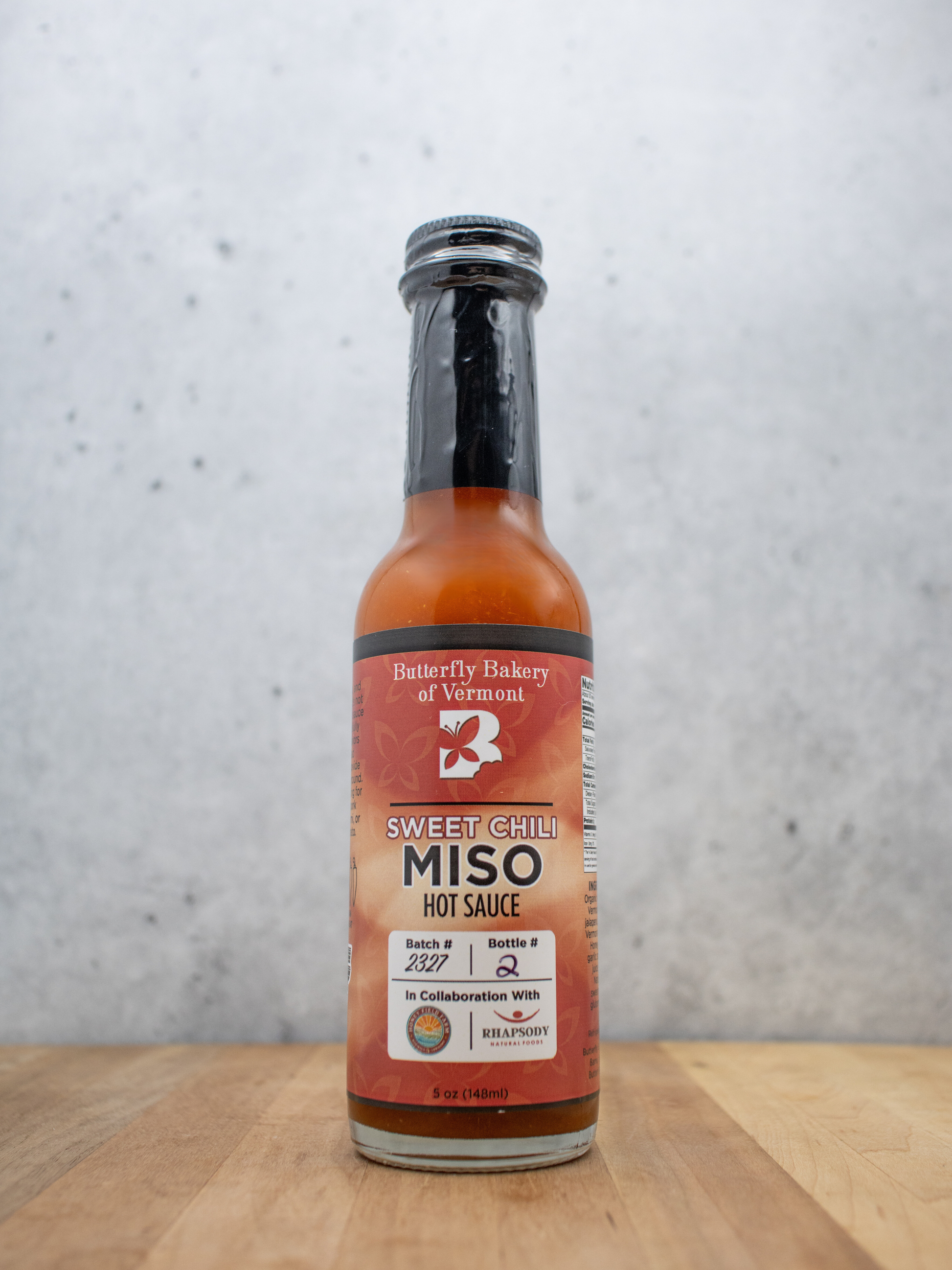 Sweet Chili Miso Hot Sauce - Butterfly Bakery of Vermont