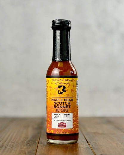 Maple Pear Scotch Bonnet Hot Sauce