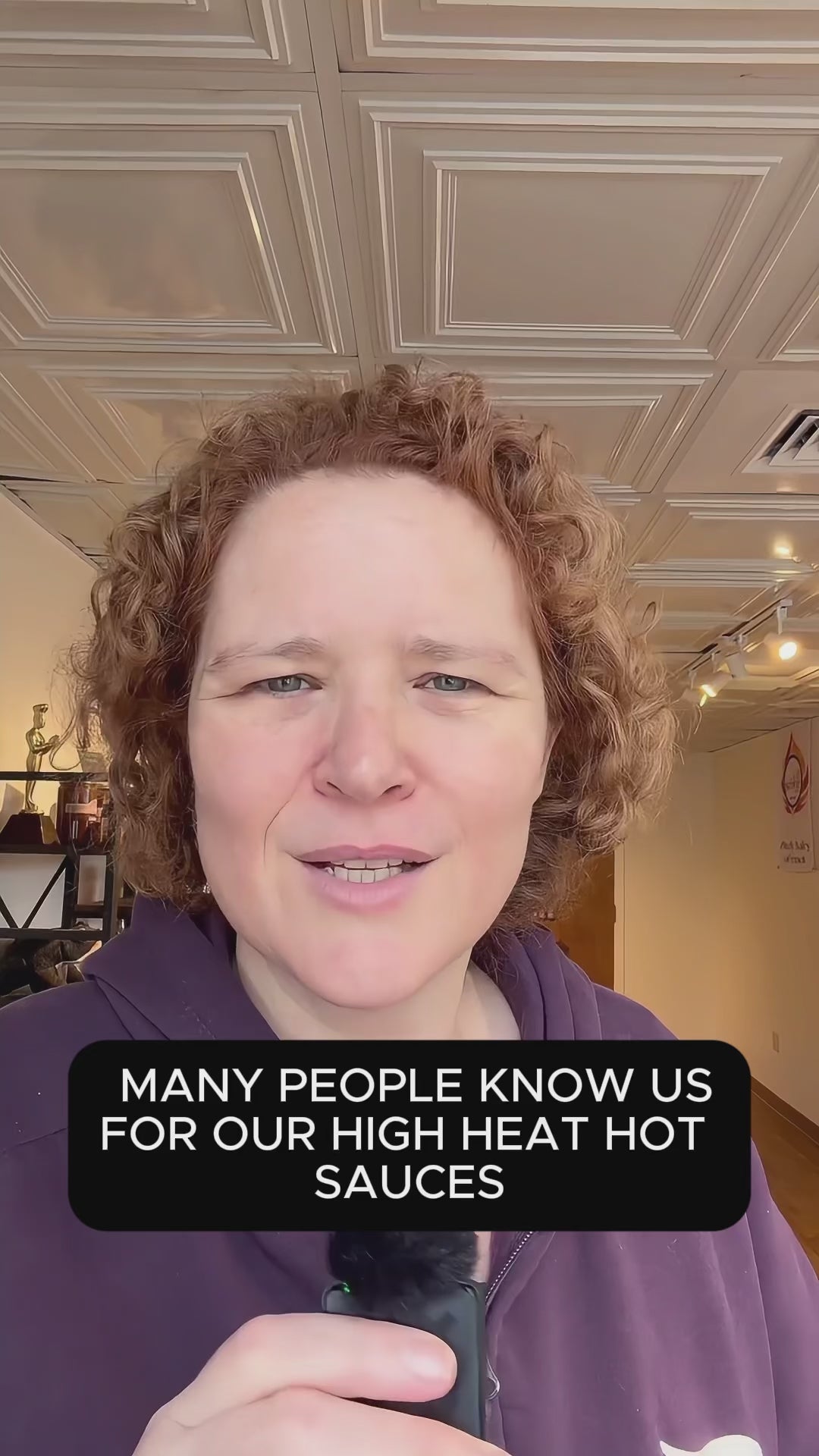 Video of Claire Georges talking about Trinidad Garlic Scape sauce from Butterfly Bakery of Vermont