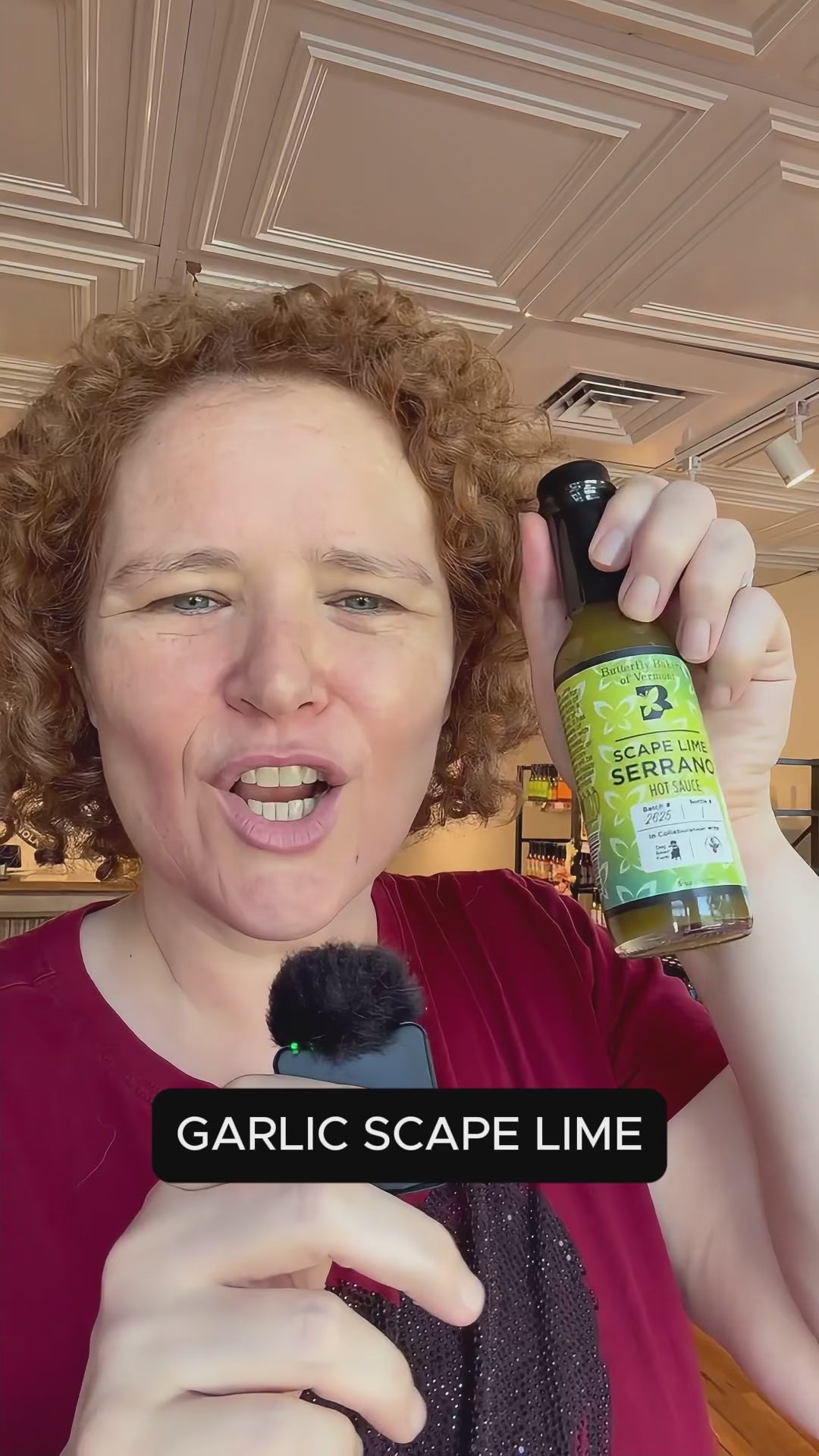 Claire talks about a new micro hot sauce, Scape Lime Serrano.