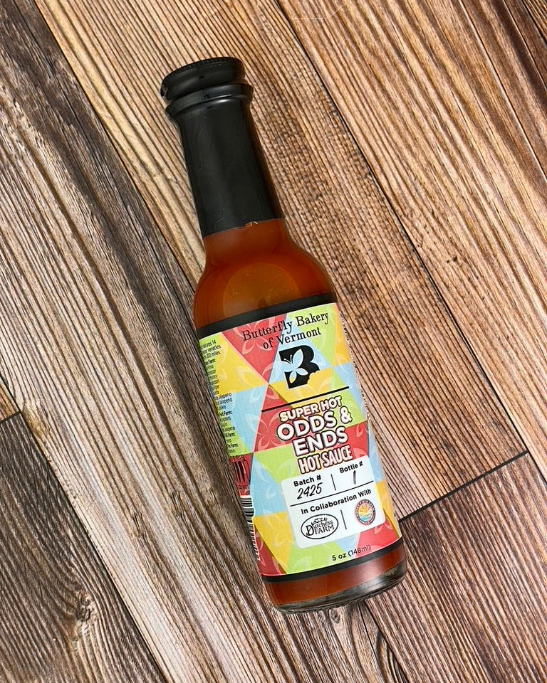 Super Hot Odds and Ends Hot Sauce - Butterfly Bakery of Vermont