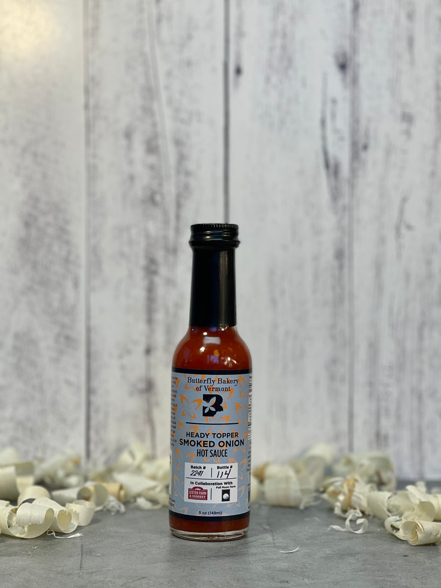Heady Topper Smoked Onion  Hot Sauce - Butterfly Bakery of Vermont