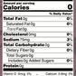 Nutrition label for Peppercorn Porter Hot Sauce - Butterfly Bakery of Vermont
