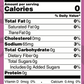 Nutrition label for Elderflower Ghost Hot Sauce - Butterfly Bakery of Vermont
