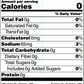 Nutrition label for Ghost Verde Pickle Genersaucity Hot Sauce - Butterfly Bakery of Vermont