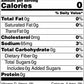 Nutrition label for Heady Topper Hot Sauce - Butterfly Bakery of Vermont