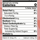 Nutrition label for Red Ghost Reaper Hot Sauce - Butterfly Bakery of Vermont