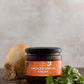 Jar of Smoked Onion Salsa from Butterfly Bakery of Vermont on a wood surface