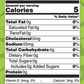 Nutrition label for Vermont Jalapeno Mustard - Butterfly Bakery of Vermont